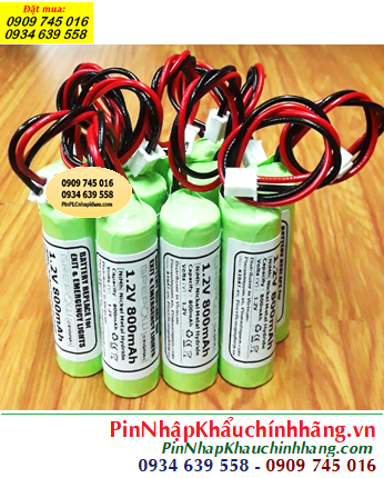 Pin đèn Exit thoát hiểm 1.2v-AA1000mAh, Pin đèn Sự cố khẩn cấp 1.2v-AA1000mAh, Pin sạc 1.2v-AA1000mAh